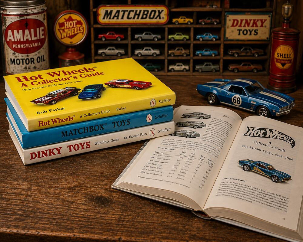 Vintage Diecast Collector Books Lot Matchbox Hot Wheels Dinky Lesney Guides 4